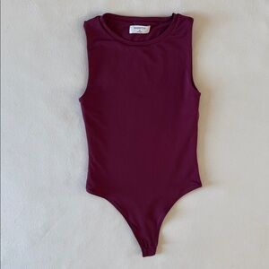Aritzia Babaton Contour Muscle Bodysuit / grapevine